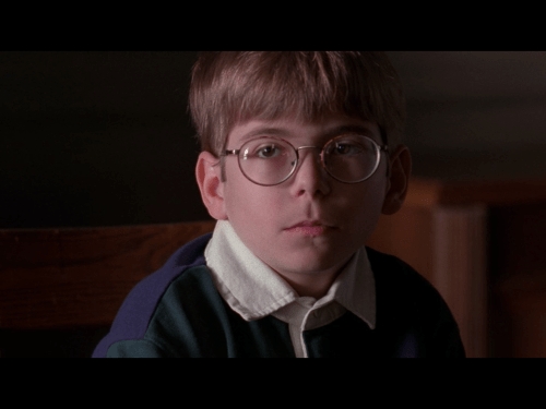 He reads your mind while judging you.