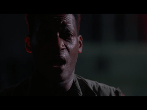 It's like a threatening yawn.