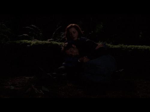 Scully and Mulder fight mothmen, Richard Gere starred in Mothman Prophecies, and Mulder suggests Richard Gere play him in the movie based on the X-Files. THIS MEANS SOMETHING.